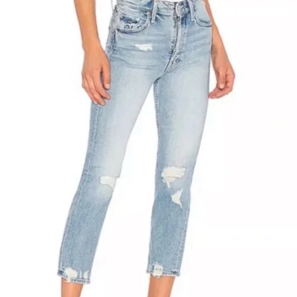 MOTHER Tomcat distressed jeans